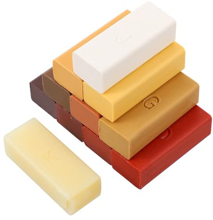 Cire de Réparation Parquet Flottant en Paraffine, 1 Set