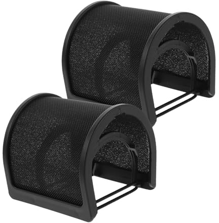 HAMPPLIES 2pcs U-shaped Metal Mesh Microphone Pop Filter Double Layers for Mic Shield Noise Isolation Studio Mic Cover for Recording and Streaming Microphone Accessories