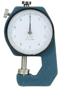 Spessimetro digitale con display a lancetta Misuratore di spessore a quadrante 0-10/0-20 mm(0-20mm Flat)