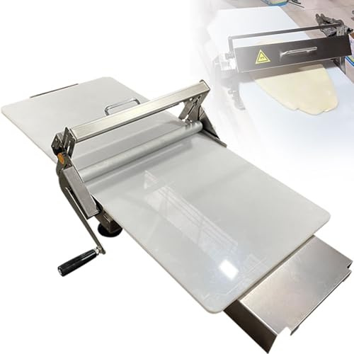 Macchina for la sfogliatura pieghevole, stendipasta manuale con spessore regolabile, macchina for pasta in acciaio inossidabile for pizza e pasticceria