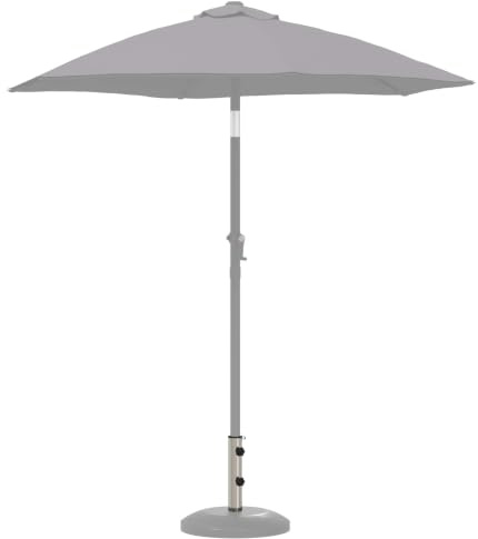 vidaXL Tube de Base de Parasol 0.63 kg Acier Inoxydable Naturel