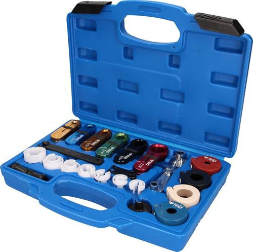 BRILLIANT TOOLS BT531050 Leitungs-Entriegelungs-Werkzeug-Satz, 22-tlg [Powered by KS TOOLS], Mit Stabilem Blauen Transportkoffer