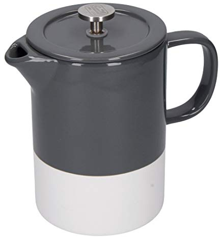 La Cafetière Barcelona French Press Coffee Maker, Ceramic, Cool Grey, 6 Cups (850 ml)
