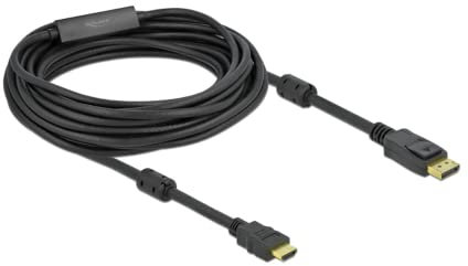 Delock Câble Passif DisplayPort 1.2 vers HDMI 4K 30 Hz 10 m