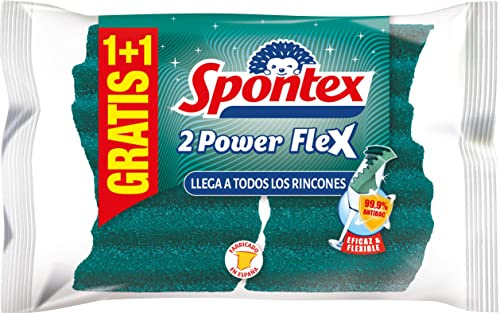 Spontex Éponge Power Flex 1+1