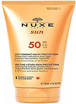 Nuxe Sole Sun Lait Fondant Haute Protection Spf50 150 Ml
