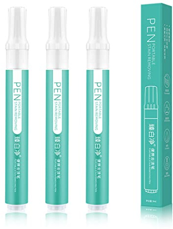 Stain Removing Pen Bleach for Clothing, Bleach Pen for Clothing, Bleach Pen, Portable Bleach Pen Wash Free Stain Remover for Clothes Suitable for a Variety of Fabric Clothing (3Pcs)