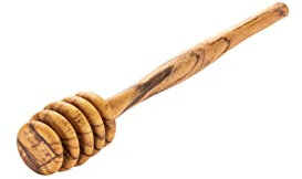 APS 1019 Höniglöffel -OLIVE- Länge: 15 cm Olivenholz (Jedes Teil ist ein Unikat. Farbe und Maserung kann abweichen.)