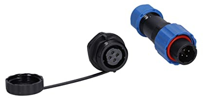 Connettore Aeronautico, IP68 SP16 4Pin 250V 5A Tipo Dado Posteriore Impermeabile Cavo Aviation Spina Connettore Terminale Maschio e Femmina