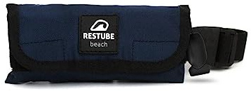 RESTUBE Beach – Aufblasbare Boje mit Notfallpfeife – Für sicheres Schwimmen mit Familie & Kindern – Ultraleicht & kompakt – Ideal für Strand, Urlaub, Freiwasser – Unisex Sicherheitsboje