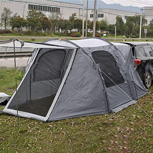 Auto-Markise, Auto-Heckzelt, Kofferraumzelt, zusammenklappbare Heckverlängerung, Kofferraumzelt, Auto-Heckklappen-Markisen, Sonnenschutz, Doppeltür-Autozelte, Outdoor-Camping, 5–8 Personen