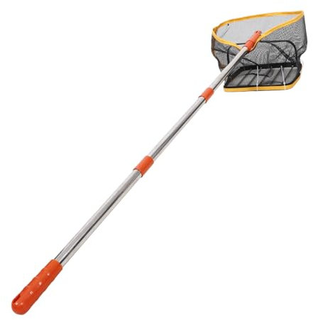 BESPORTBLE Tischtennisballsammler Mit Langer Griffstange Ballaufnehmer Für Tischtennisbälle Tragbar Und Praktisch Zum Sammeln Von Bällen in Schwer Erreichbaren Ecken Aus Robustem Stahl Gefert