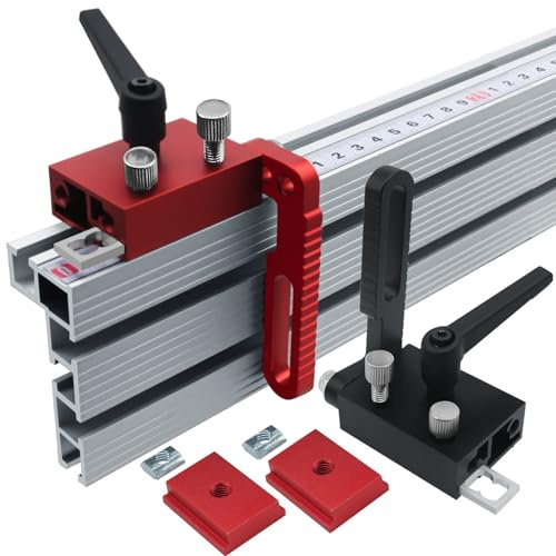 Fence Flip Stop Aluminum Alloy T Track Limit Stop Type 75 Accessory for Woodworking
