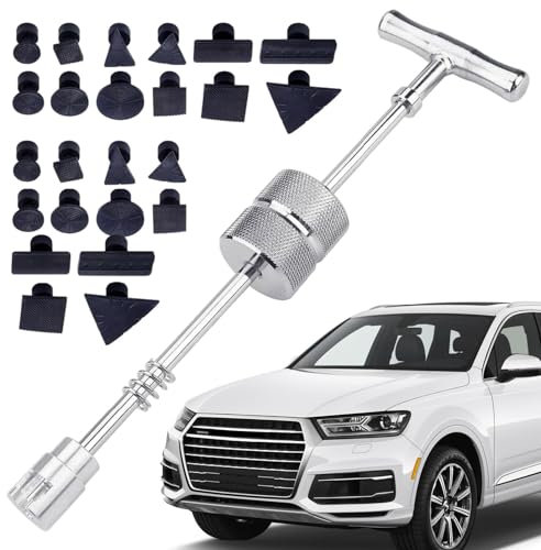 Auto-Dellen-Abzieher-Set, Dellen-Entferner-Werkzeug für Auto | 25-teiliges Dellenentfernungsset für Autos - Dellenentfernungsset für Autos, leistungsstarker Dellenzieher, multifunktionales Auto-Dellen