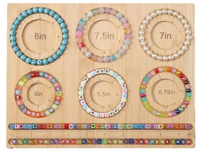 Elegante Perlenbasis, schöner Holzschmuck, zur Herstellung von Perlenbrett, Perlen-Display für Schmuck und Kreation