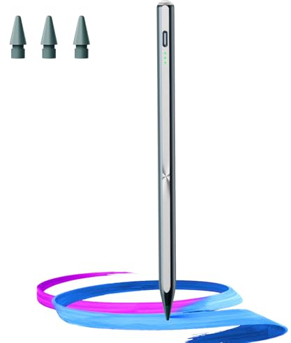 Hastraith Stylus Pen for iPad(2018-2026)-13 Mins Fast Charge with Tilt Sensitivity & Palm Rejection for iPad 11/10/9/8/7/6th Gen, Air 5/4/3/M4/M3/M2, Pro 13/12.9/11/M4, Mini 7/6/5th, Metallic Blue