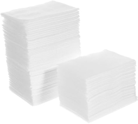 BAZEITFLOW 240stücke Rechteckige Gesichtspads Make-up Entferner Pads Hautfreundliche Reinigungspads für Damen Wattepads aus Baumwolle für Abschminken und Reinigung