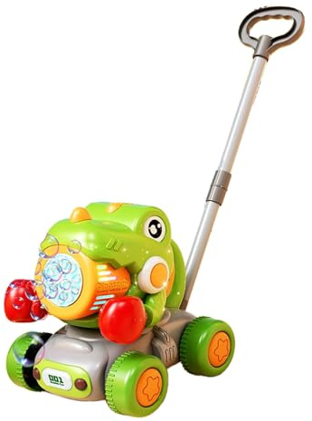 Blasenrasenmäher, Spielzeug für Kinder, Blasenquetscher, unterhaltsames Dinosaurier-Spiel, für Kinder ab 3 Jahren