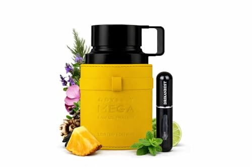 Odyssey Mega Eau de Parfum 100ml – Perfume Árabe Hombre Intenso, Amaderado Oriental Especiado, Larga Duración + Atomizador Drikanbest 5ML Gratis