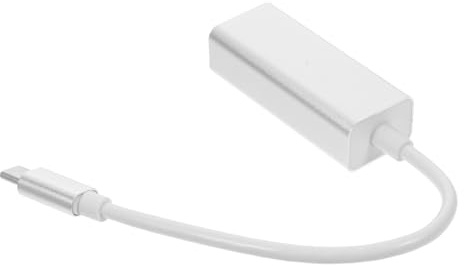 Adattatore Ethernet Gigabit Usb-c Type-c Rj45 5gp/s in Abs | Connettore 24 Pin, Controllo Efficiente e Stabile, Plug And Play per Tablet e Cellulari Colore Casuale