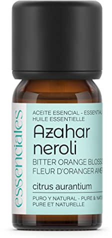 Essenciales - Huile essentielle de Fleur d'oranger, Néroli (citrus aurantium), 10 ml | 100% Pure et Naturel