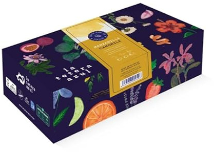 LA TETERA AZUL 100 Bolsitas De Manzanilla. Infusión Digestiva Y Alivio De Gases. 100 Bolsitas De 1 Gramo