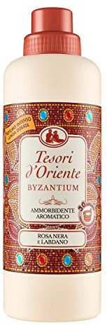 12x Tesori d'oriente BYZANTIUM Schwarze Rose und Labdanum Weichspüler 750 ml