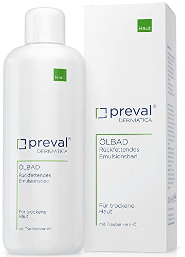 preval® ÖLBAD 500 ml | Rückfettendes Emulsionsbad für trockene und empfindliche Haut