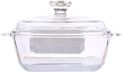 ciotole in vetro Ciotola di vetro con coperchio Forno a microonde Forno a microonde Ciotola resistente al calore ciotola bianca con microonde quadrato con microonde quadrato con ciotola da dessert cov