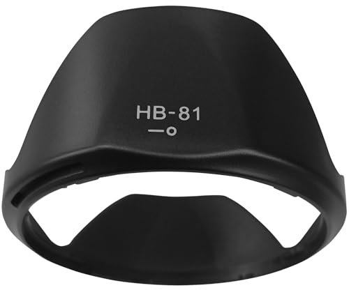 Parasol de objetivo HB-81 para Nikon NIKKOR AF-P DX 10-20 mm f/4.5-5.6G VR, Hxdzieory, HB81 para parasol de lente de 72 mm