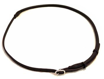 Leder Halsring Halsriemen Round für Pferde verstellbar Farbe Braun