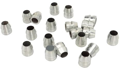 XHTLLO 20 Stück Stahl Axtgriffkeile, Runder Spaltaxtkeil, Keilschlägel Griffkeil Set für Hammerschlittenstiel(18mm)