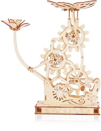 Cuteefun 3D Holz Puzzle, Schmetterling Modell Bausatz, DIY Montage mechanische Modell Kits für Erwachsene, Geburtstag Valentinstag Vatertag Chirstmas Geschenk