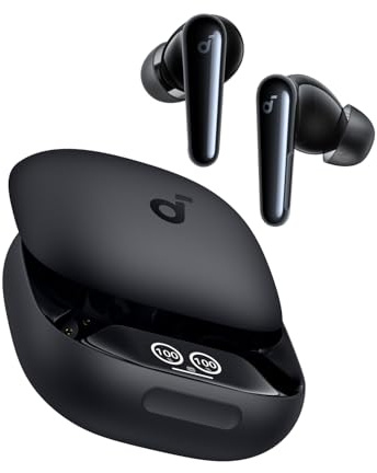 soundcore Liberty 4 Pro von Anker, Kabellose Noise Cancelling Kopfhörer, Earbuds mit 7 Sensoren, ANC in Echtzeit, 2× schneller Laden, Hi-Fi-Musik Studio-Niveau, klare Anrufe(Generalüberholt)