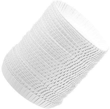 Cabilock 100piezas Tapa Desechable Para Vasos Cubiertas Para Bebidas Para Jugos y Bebidas Frías Cafeterías y Ktv