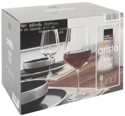 Set de Copas de Vino Inde Aristo 650 ml 6 Piezas - Marca: Inde - EAN: 8435476285323