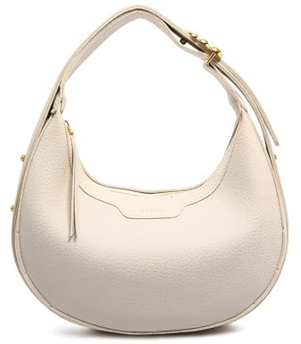LassZone Mezzaluna Borsa a tracolla da donna in morbida pelle vegana pochette a mezza luna borse a tracolla da donna Hobo borsa con tracolla regolabile