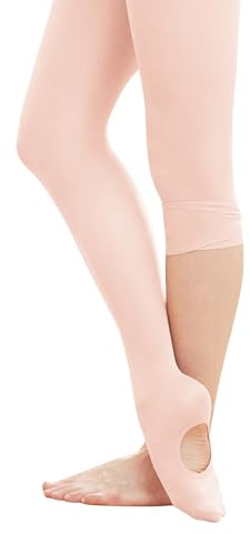 Stelle Women's Ballet Tights Convertible Dance Leggings Ultra Soft Pro Transition Tight(BP,XS)