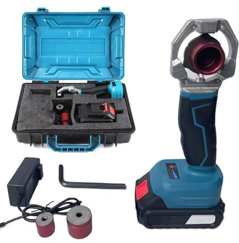 Saldatrice Portatile Senza Fili per Tubi in Plastica, Fusore A Caldo con Batteria al Litio da 21 V, Saldatrice per Tubi A Riscaldamento Rapido da 120 W