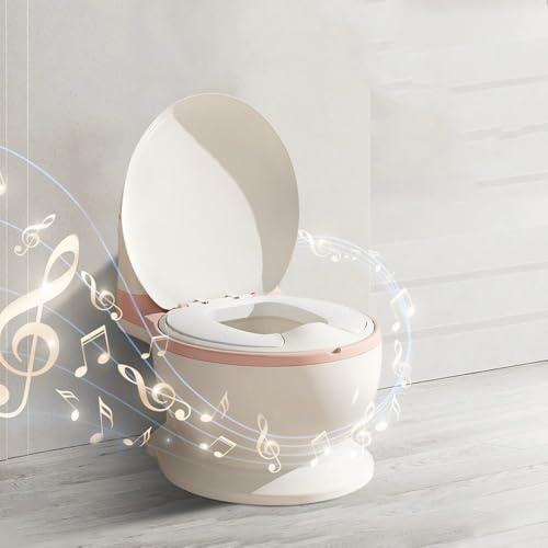 3-in-1-Töpfchen für Babys, mit Musik, zum Erlernen der Sauberkeit, Urinal, Toilette für Babys und Kinder, rutschfest, mit Geräuschen, Jagd & Musik, abnehmbarer Töpfchen, Toilettensitzerhöhung