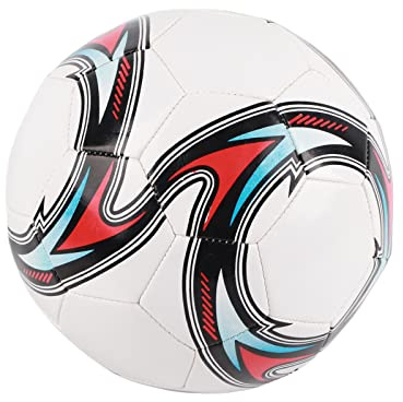 Naroote Size 5 Soccer Ball, PVC Leakproof Football, Sealing Air Valve Ball with Good Support & Control, Ideal for Training & Competition