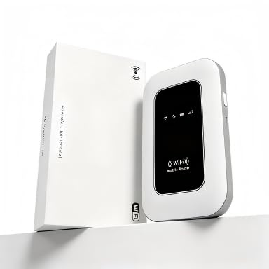 Modem WiFi Portable 5G/4G sans Abonnement, Hotspot Déverrouillé Multi-Opérateurs, Routeur Mobile Haut Débit pour Voyage et Télétravail