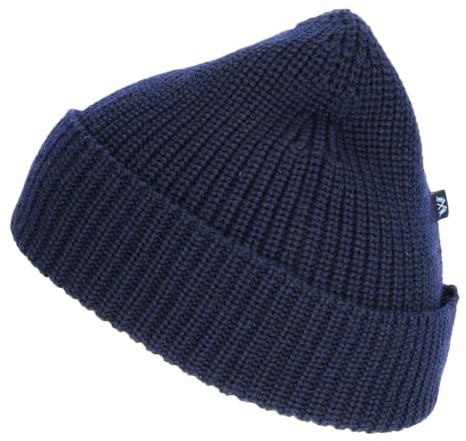 Blauer Peter - Strickmütze - Merino - Uni - 10 Farben