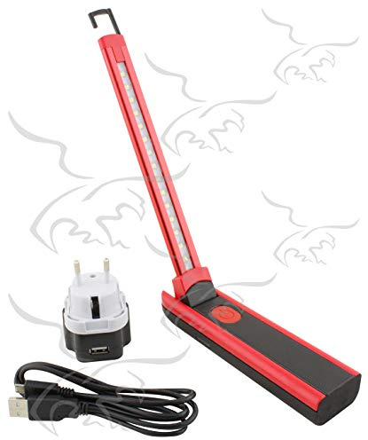 LÁMPARA LINTERNA LED PORTÁTIL ULTRAFINA TALLER MECÁNICO COB LED SLIM. BATERÍA DE LITIO RECARGABLE