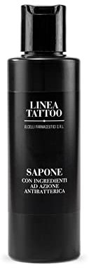 Linea Tattoo Sapone Con Ingredienti Ad Azione Antibatterica Con Tea Tree, Albero Del Tè, 125 Millilitro