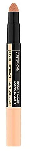 Catrice Instant Awake Concealer, täckpenna, nr 010 Cool beige, nude, för blandhy, anti-åldrande, ljusande, närande, slätande, långvarig, naturlig, vegansk, oljefri, utan parfym (1,8 ml)