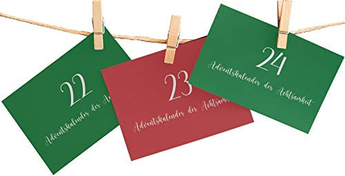 Adventskalender 2025 - Adventskalender der Achtsamkeit - 24 Achtsamkeitsübungskarten, um die Vorweihnachtszeit in vollen Zügen genießen zu können!