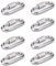 8 Stück 304 Edelstahl Schraubverbinder M6 Edelstahl kettenglieder Schäkel Groß 6MM Drahtseil Zubehör Kettenverbinder Schlüsselanhänger Schnellverschluss Quick Link(Lewttyer®)
