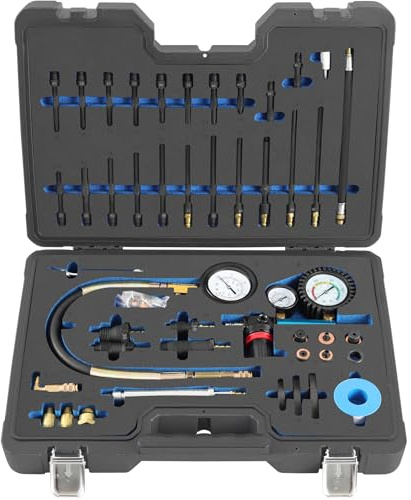 TECPO Testeur de compression professionnel pour perte de pression - Compatible avec les moteurs diesel et essence