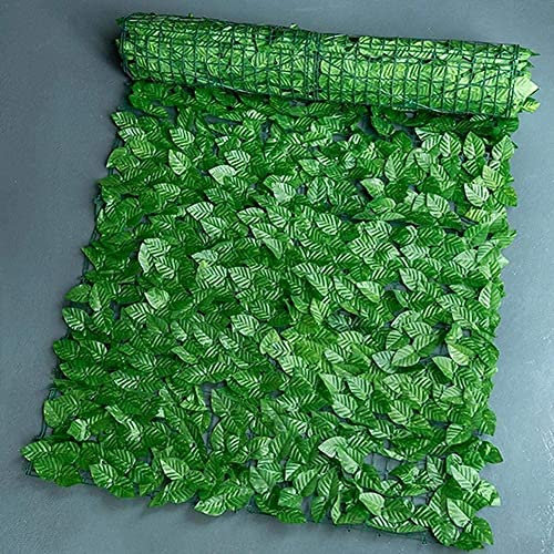 Artificial Hedges Künstliche Hecken-Gartenschirme, Efeu-Zaun-Abschirmung, Blattzaun-Platten für Garten-Farm-Hinterhof-Dekoration im Freien (Color : Apple Leaf, Size : 0.5 * 1M)